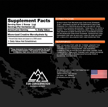 Dark Mountain Kodiak Creatine BuiltAthletics